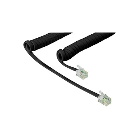 Allen Tel Full Modular Handset Cord, Ivory, 12 ft AT812-09